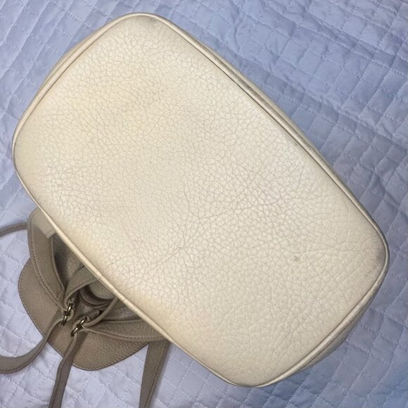 Coach Vintage Sonoma Small Backpack Natural Grain Pebbled Leather 96 Maize 4911 - Picture 10 of 15